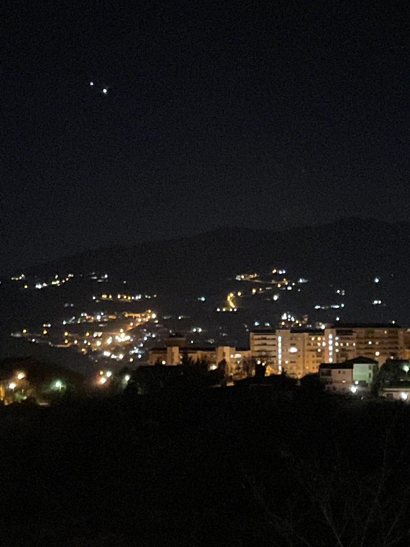 bella serata con giove e venere in allineamento
