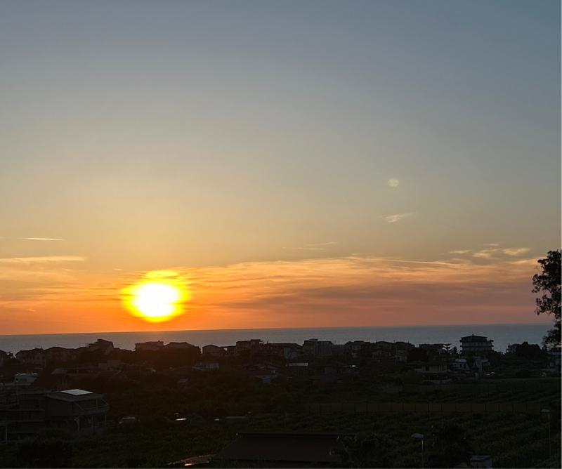 Un tramonto particolare