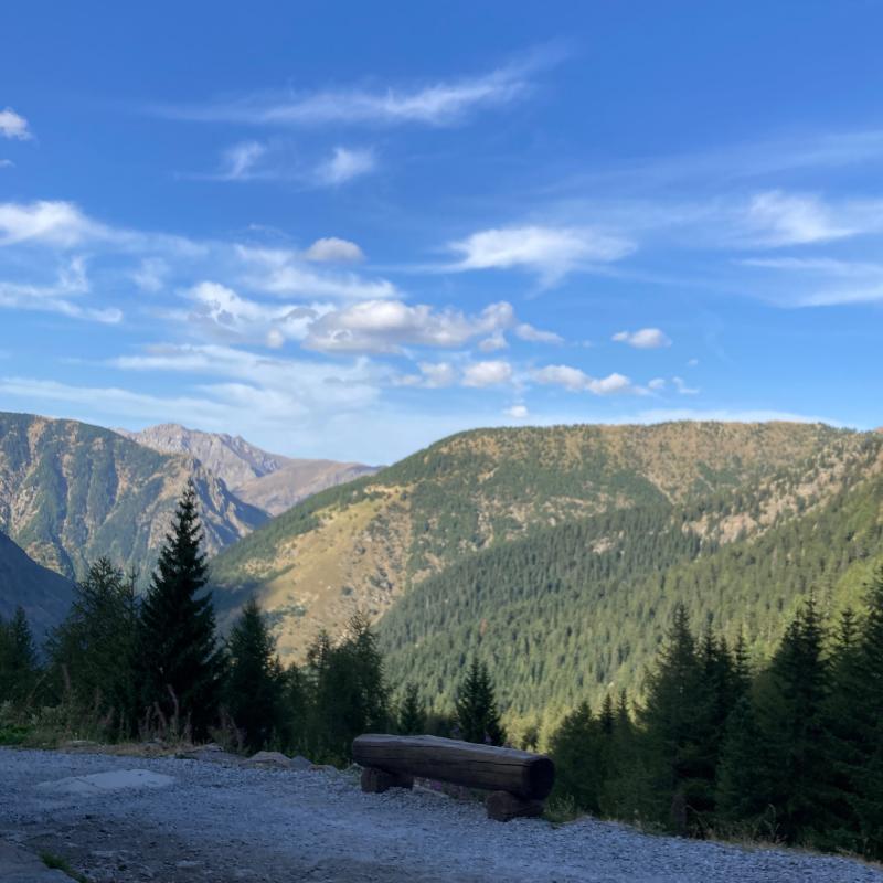 Vallone di bagni dal rifugio laus