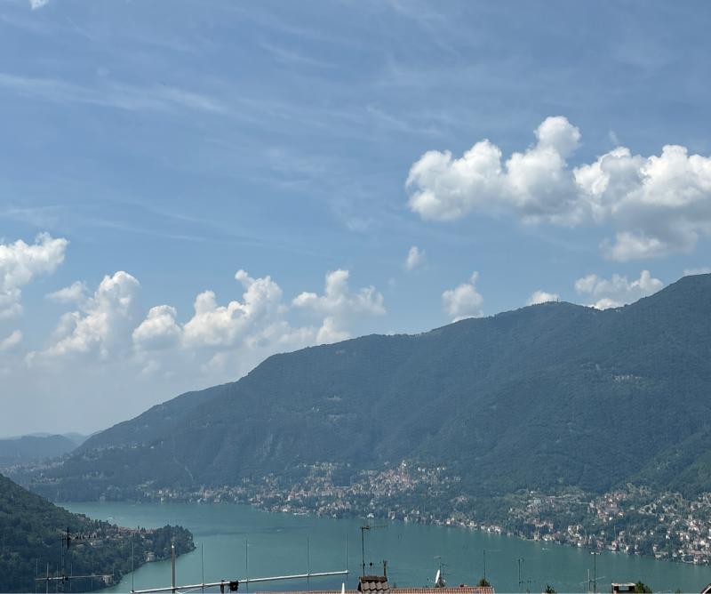 Vista lago da faggeto lario