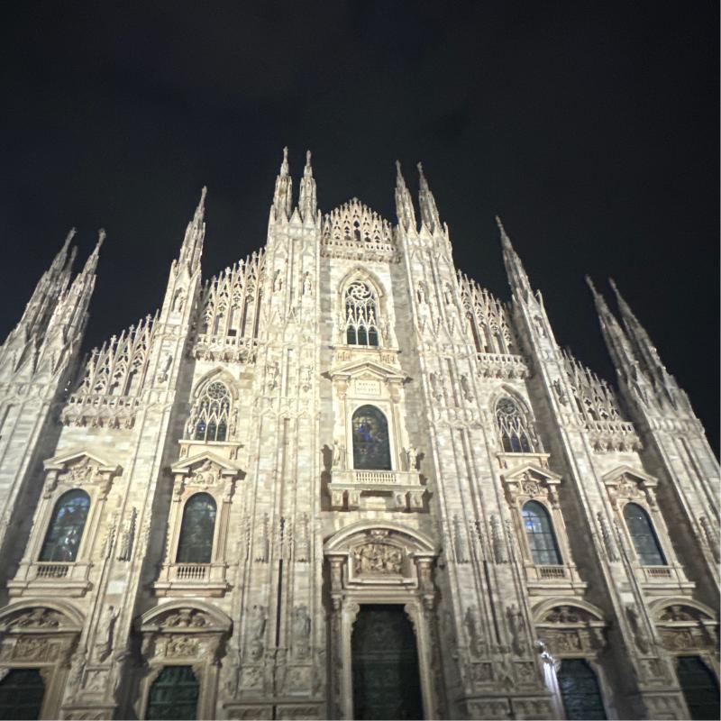 Fotosegnalazione di Milano duomo