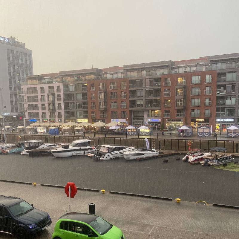 Piove a Danzica