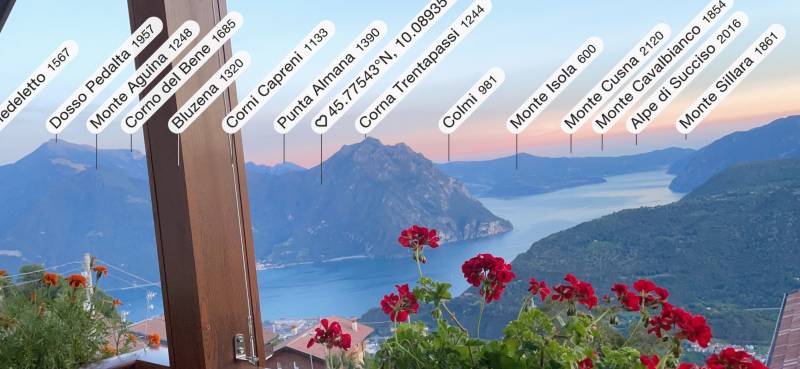 Bossico - vista lago