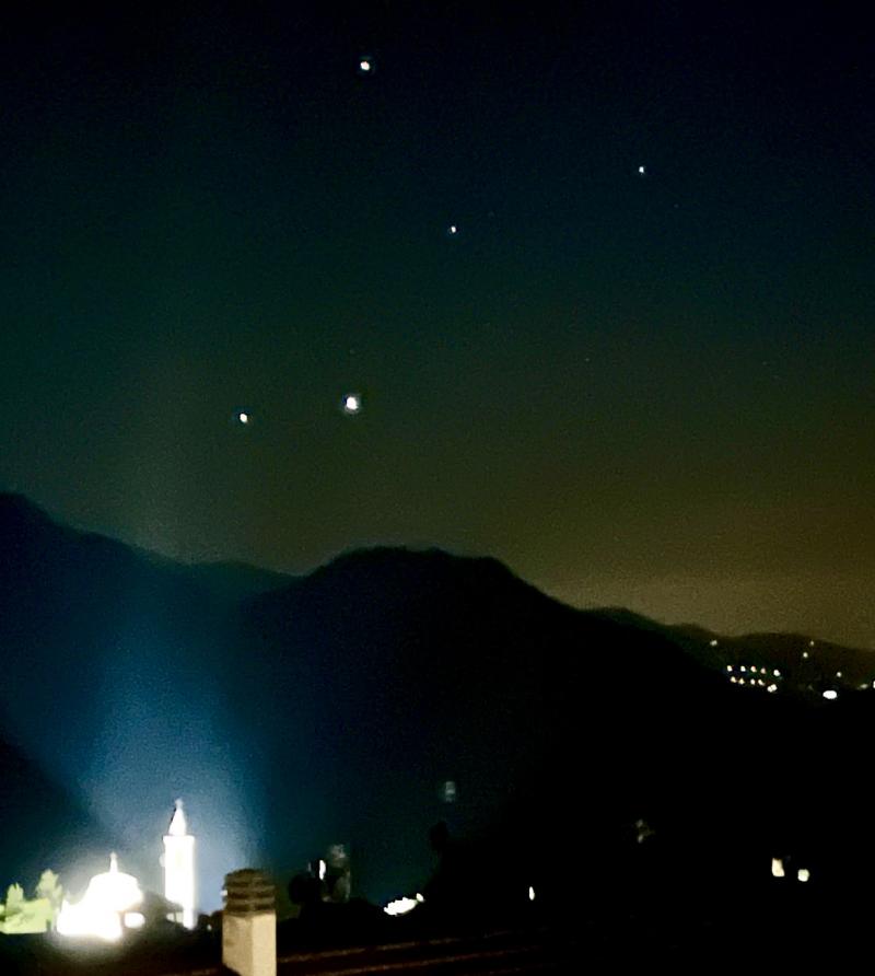 congiunzione venere e gioved&igrave;