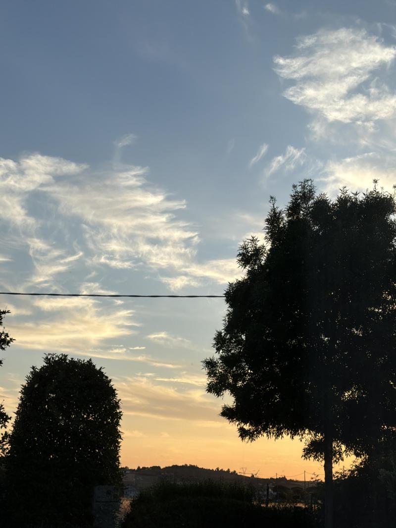 tramonto alle 20.30 del 8 giugno