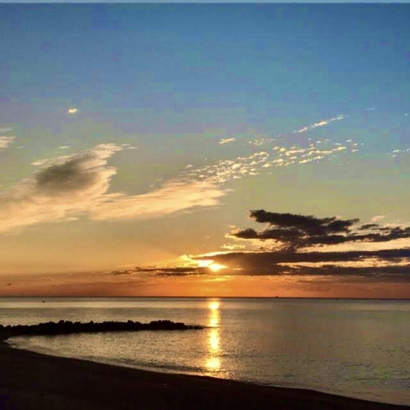 alba lungomare Roccella Ionica