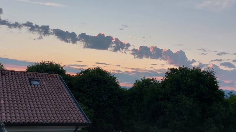 tramonto a visnadello 23 maggio