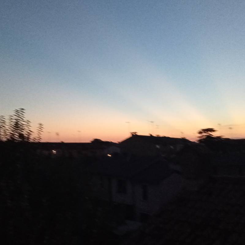 Tramonto a Mestre 11 agosto 2023