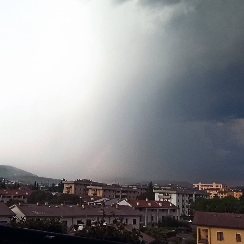 il temporale in arrivo.