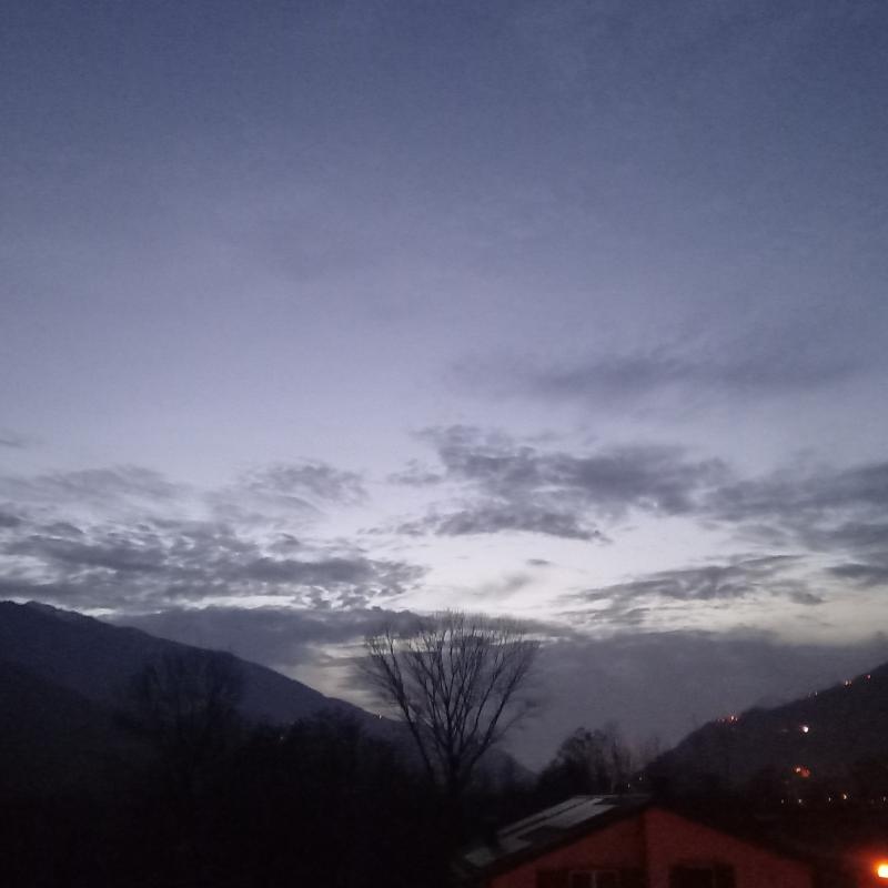 Tramonto a Tresenda