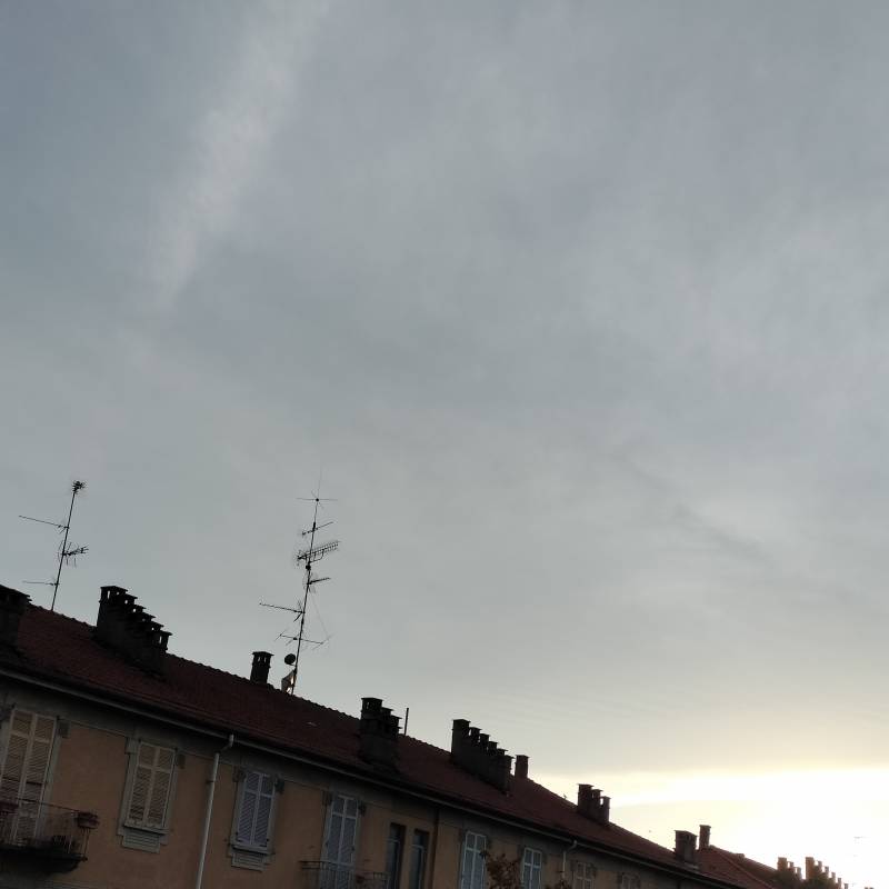 Tempesta di grandine e vento diretto verso la svizzera