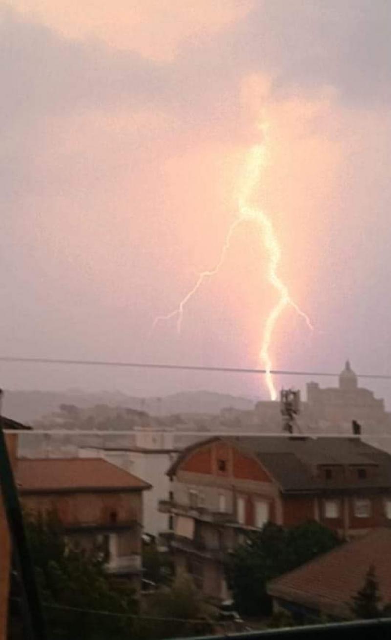 Piazza Armerina temporale forte