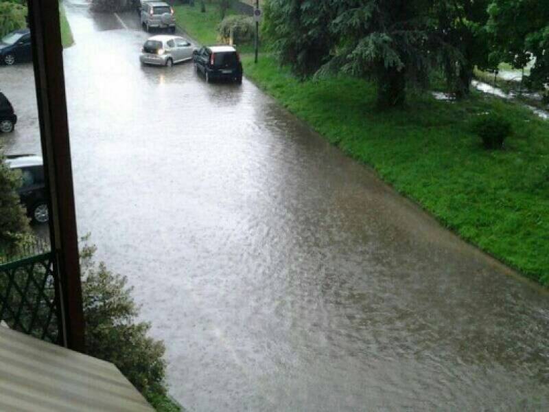 pioggia forte a Lodi