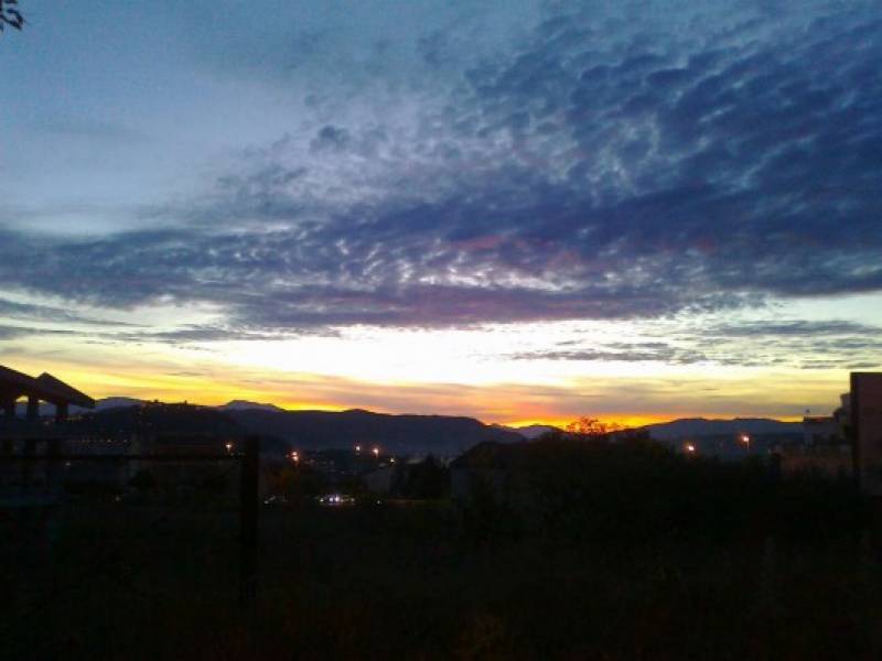 tramonto su Campobasso