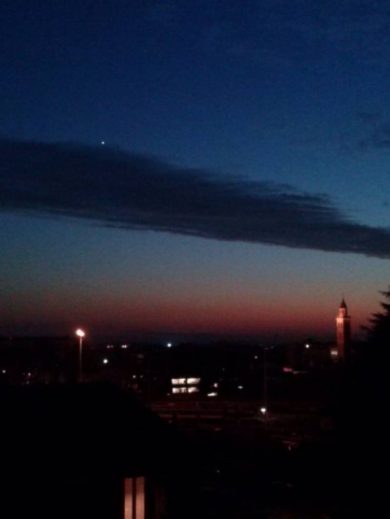il tramonto dalla mia finestra 