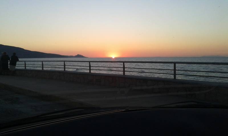 tramonto a san pietro a mare
