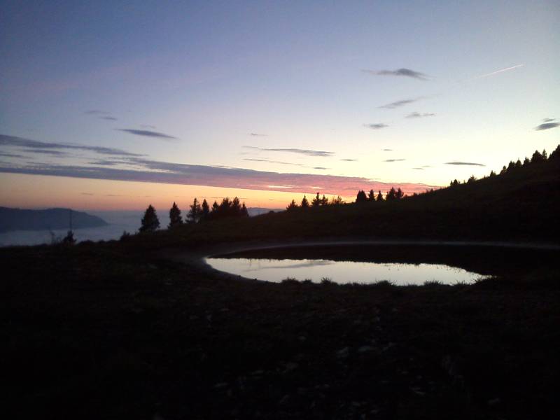 tramonto in localita Liche
