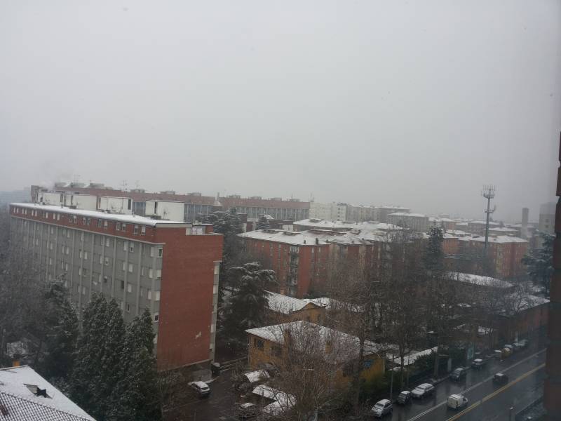 Dopo la forte nevicata a Bologna