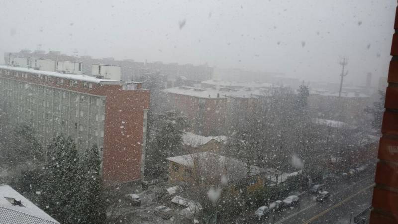 Neve a Bologna 28 dicembre