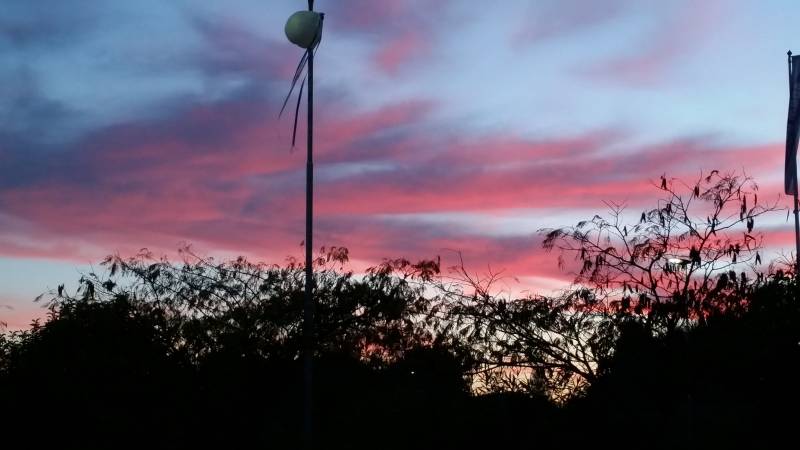 tramonto a Guidonia