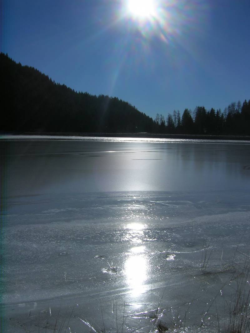 lago di Lova in gennaio