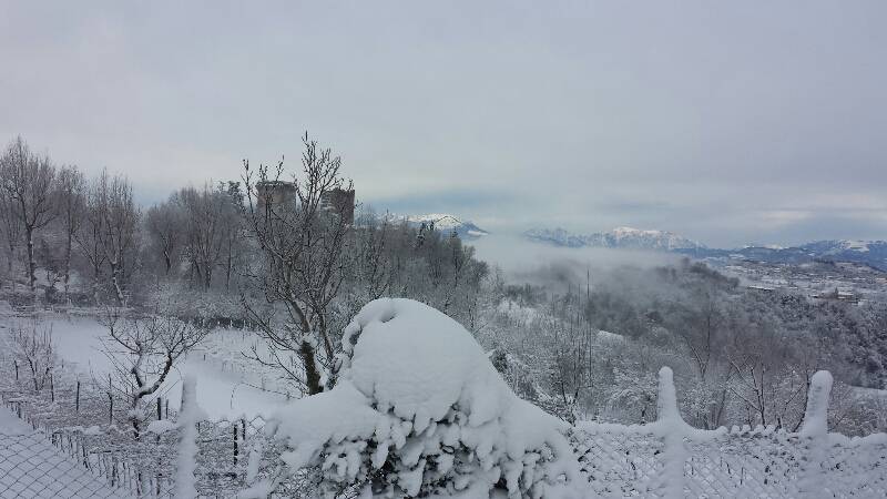 neve sui castelli