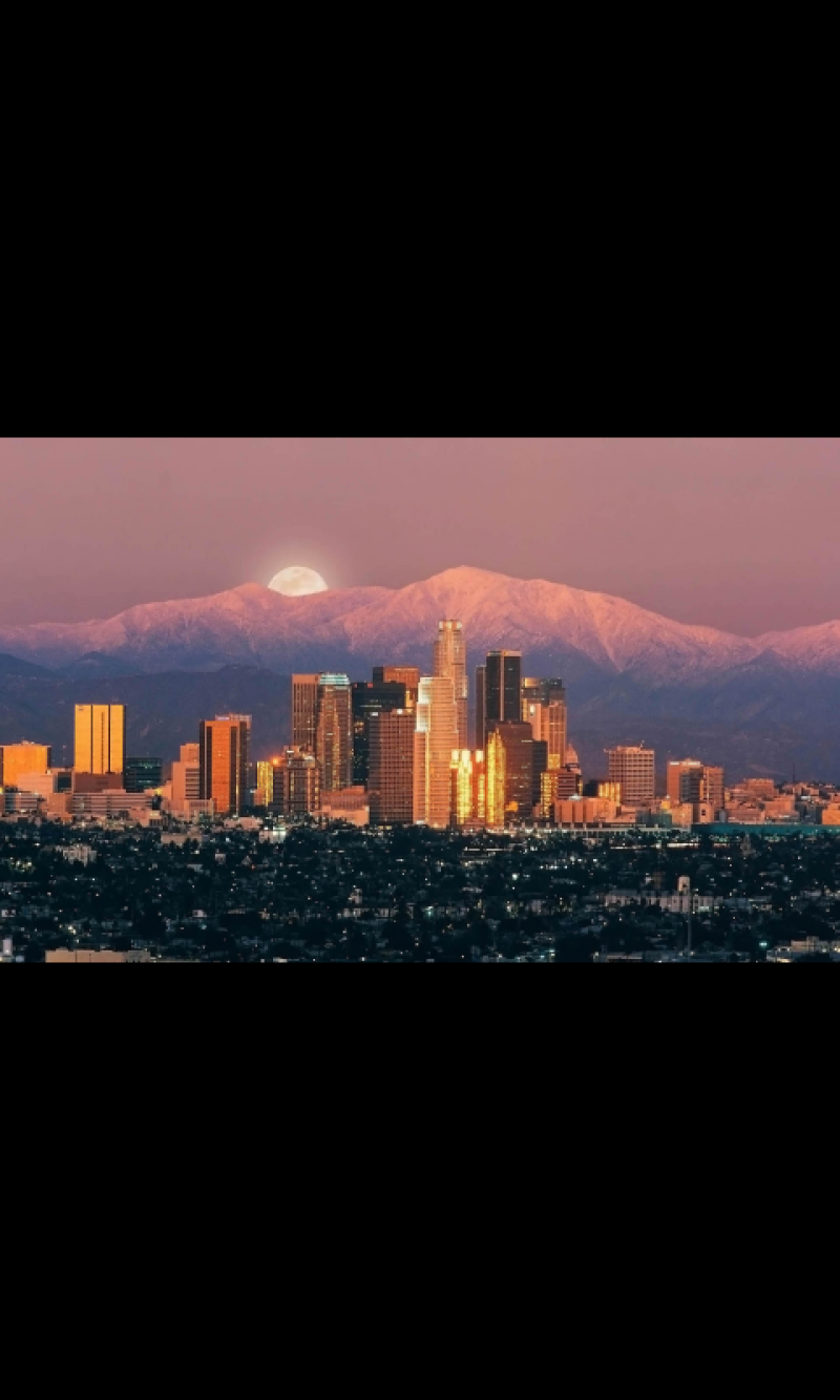 Los Angeles tramonto
