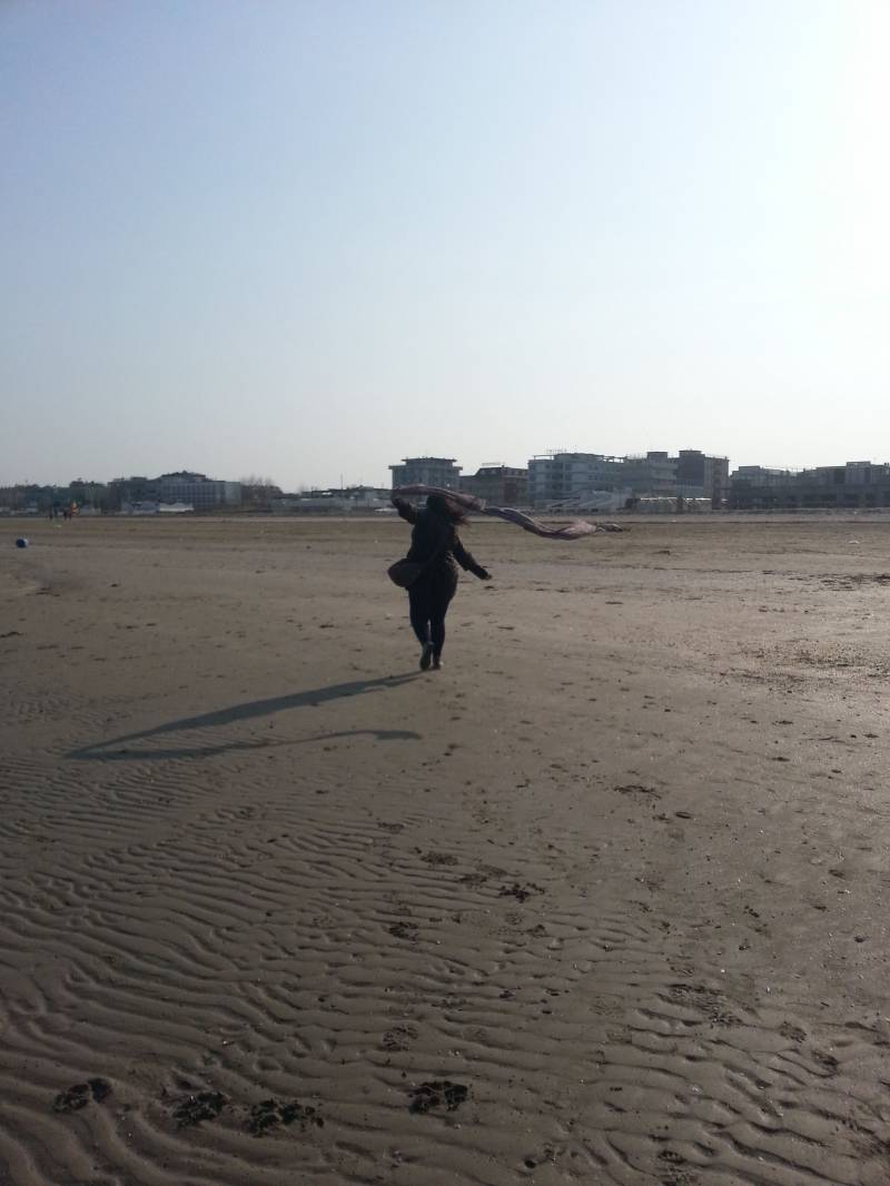 vento in spiaggia