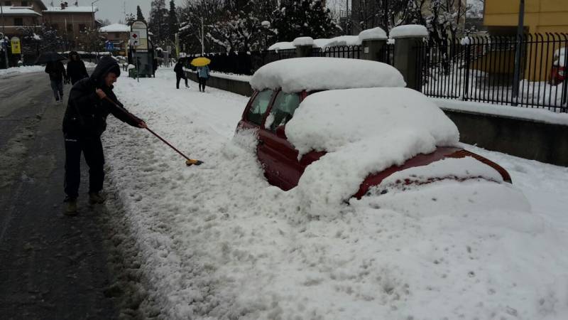 Nevicata a Modena