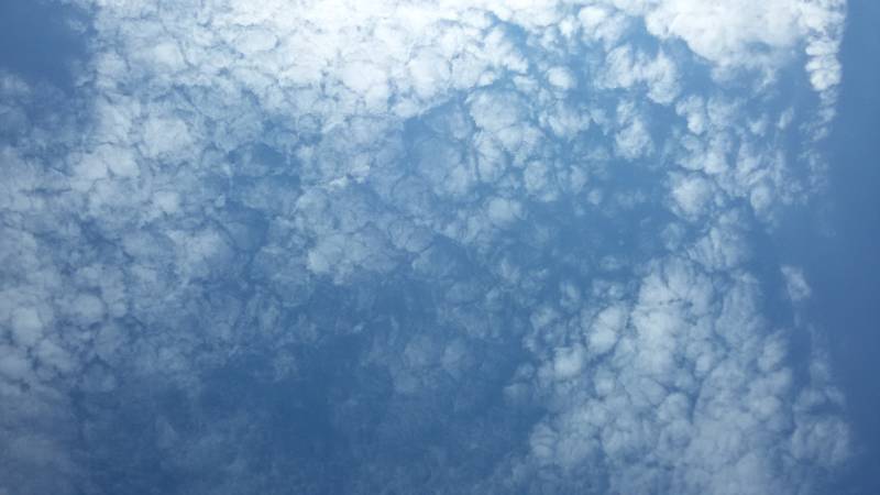 nuvole con strane forme