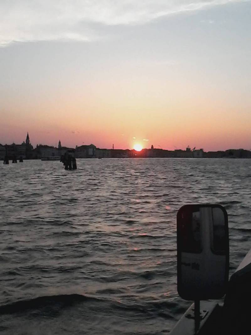 tramonto a Venezia