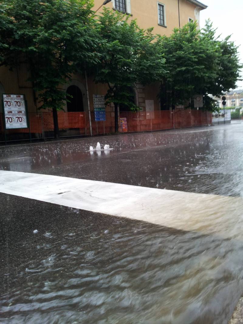 pioggia a Varese