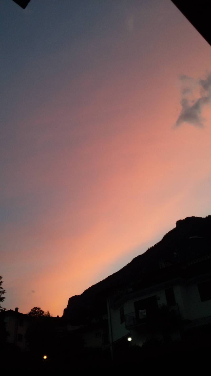 Cielo al tramonto