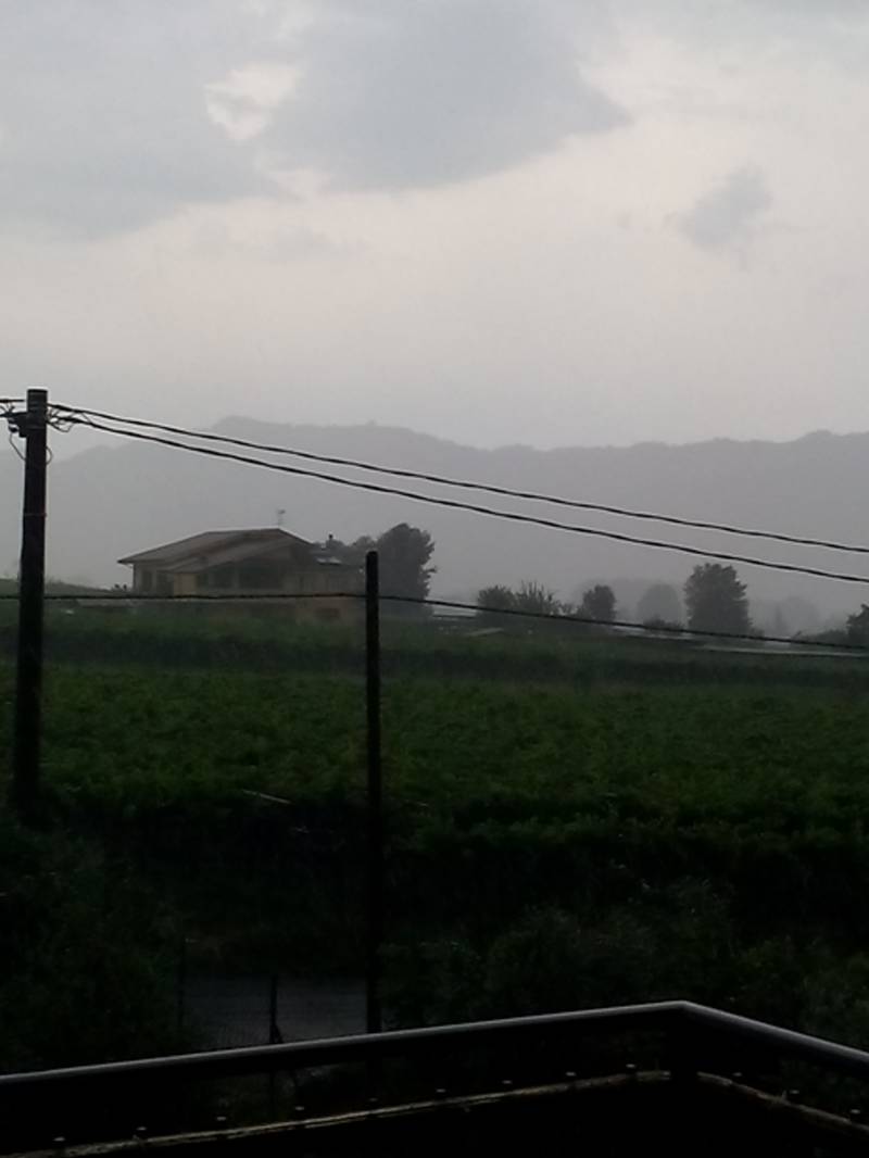 Piove ad Olevano Romano