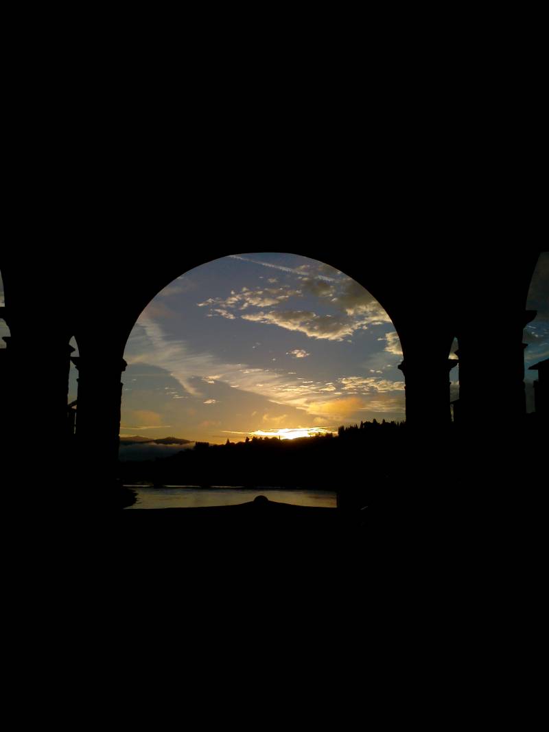 L'alba da Ponte Vecchio