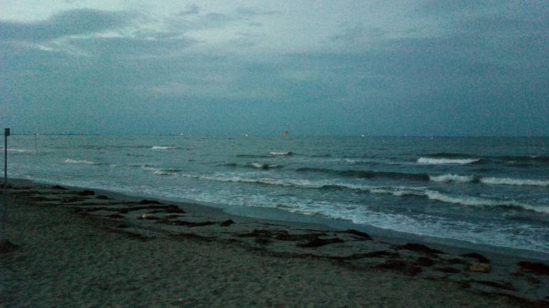 spiaggia serale