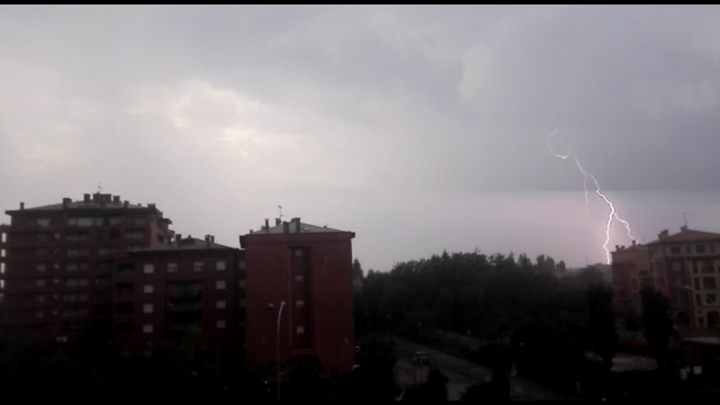 Temporale 9 agosto a Bologna