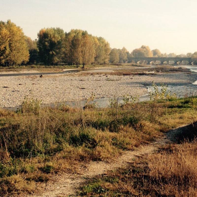 autunno al fiume Serio