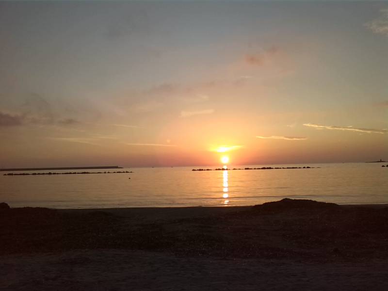 tramonto spiaggia di Alghero