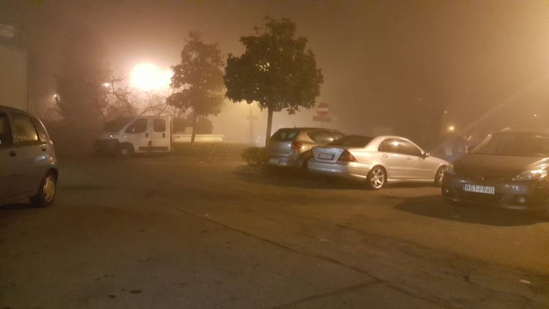 nebbia a bagnolo in piano