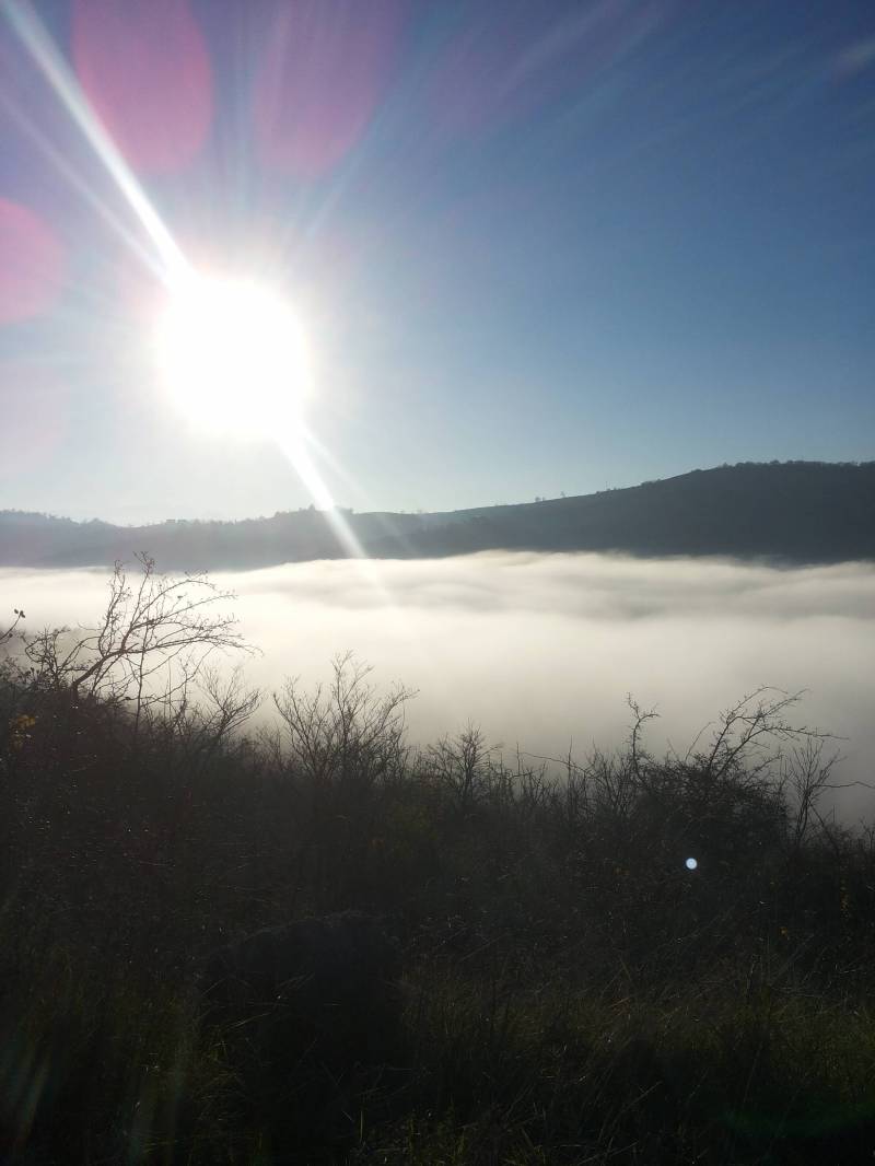 valle di nebbia