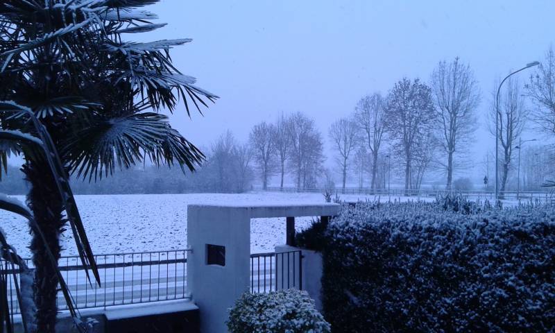nevica a Selvazzano