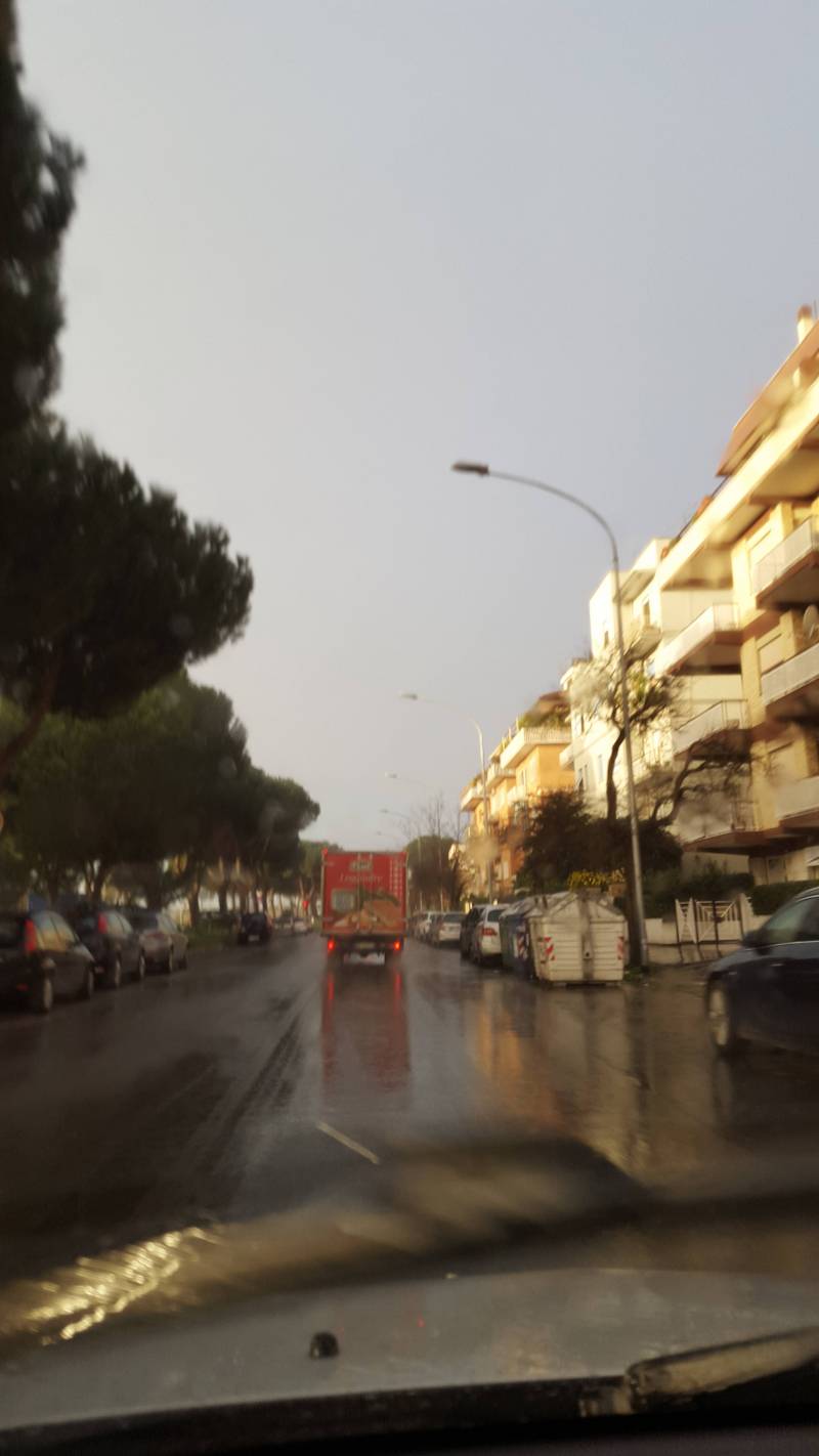 pioggia ore 0740 cinecitta