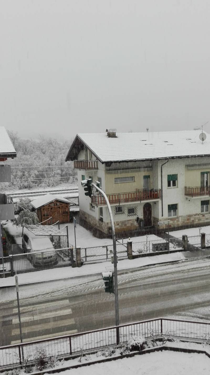 finalmente la neve a Trento