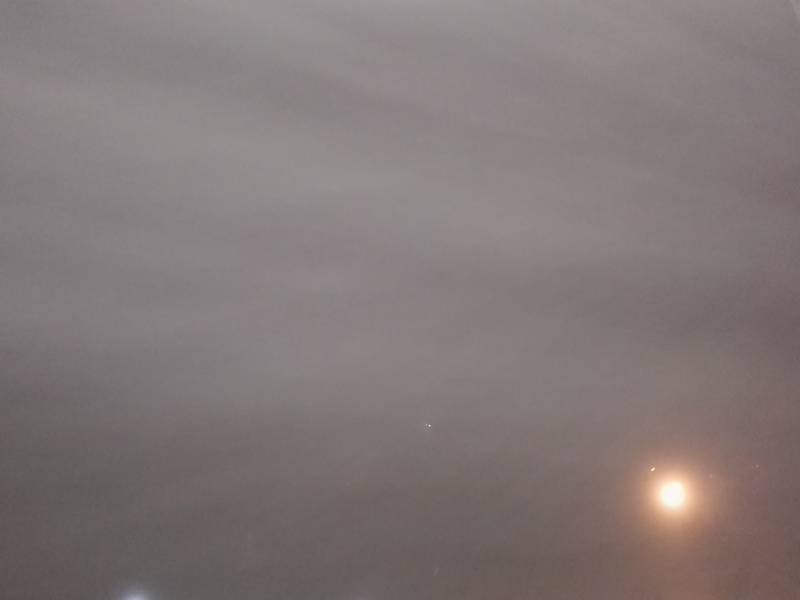 nebbia ad Orta Nova