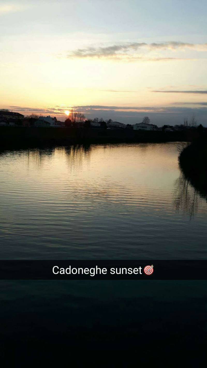 il tramonto di Cadoneghe