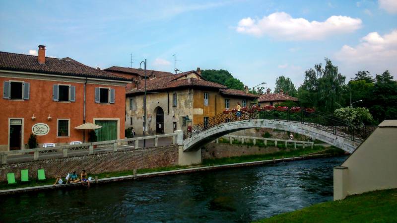 Ponte di Villa Gaia a Robecco sul Naviglio