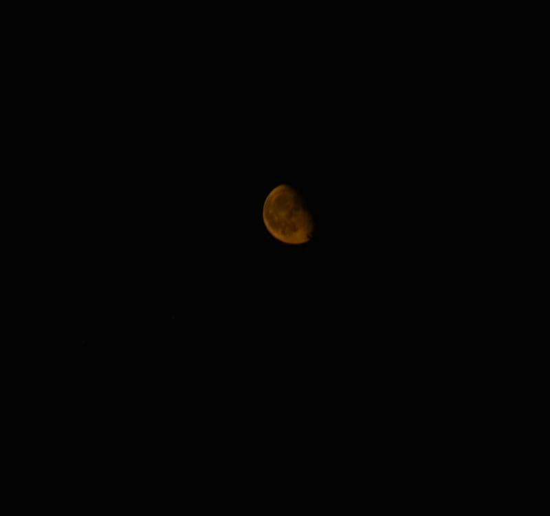 Luna calante rossa