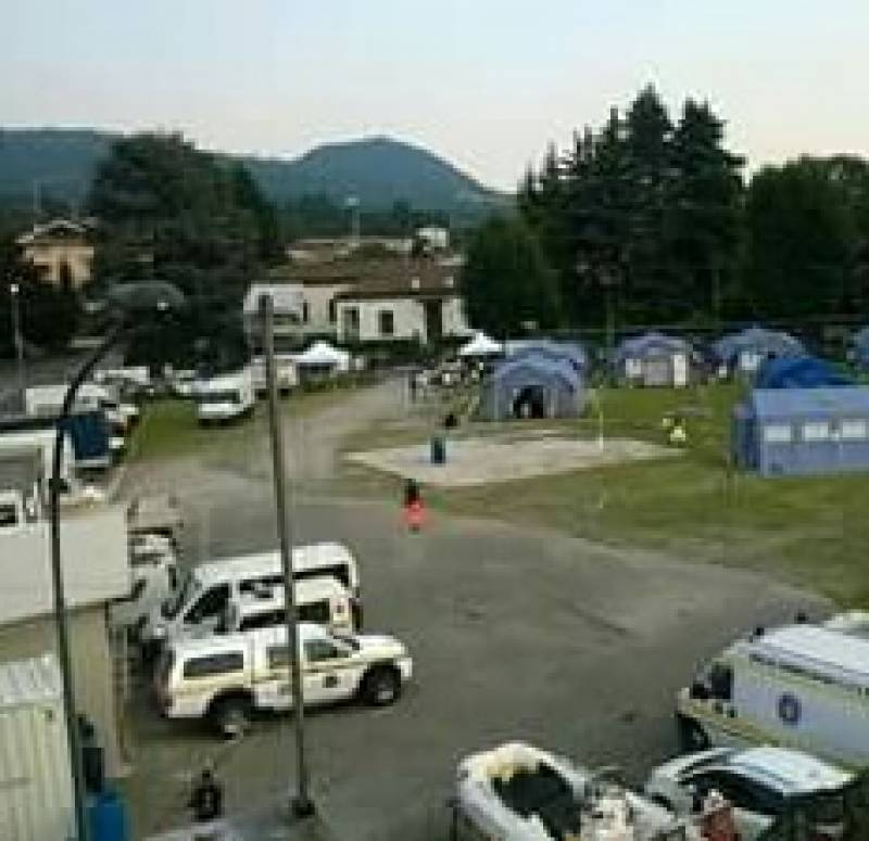 Campo protezione civile