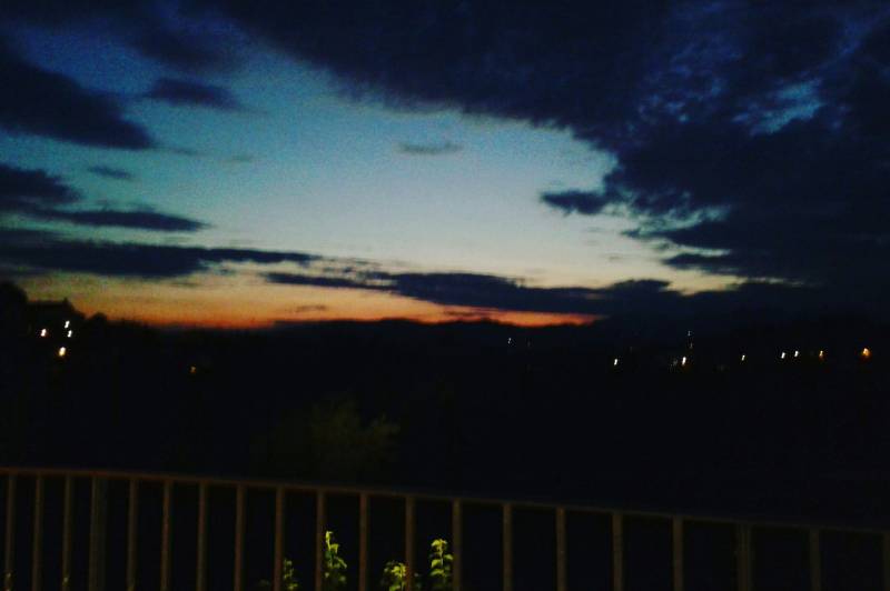 tramonto a Monteviale